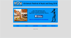 Desktop Screenshot of kirriefestival.org